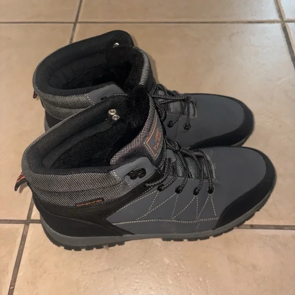 Men's Gray Boots - Picture 2 of 3